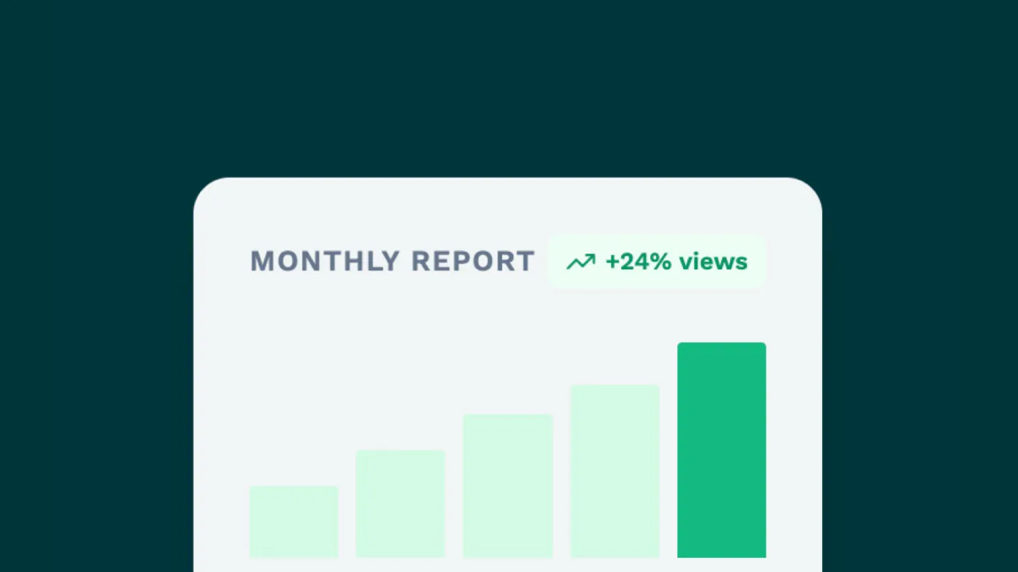 Monthly insights that tell you what to do
